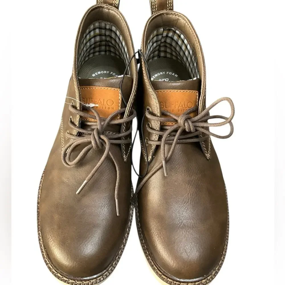 Buffalo David Bitton Men's Brown Chukka Boots Size 9 NEW NIB